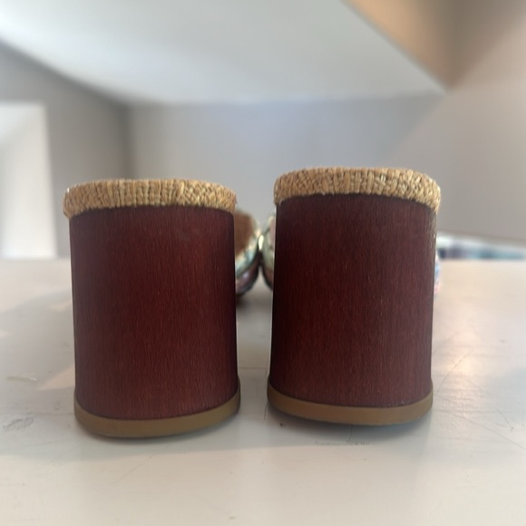 Miss L-Fire straw heel slides 38 7 - Picture 9 of 9